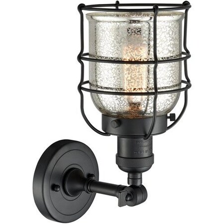 Innovations Lighting One Light Vintage Dimmable Led Sconce 203-BK-G58-CE-LED